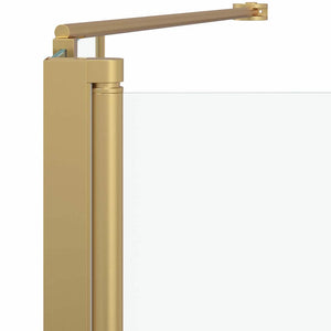 Goldener Badewannen Duschschirm 120 cm