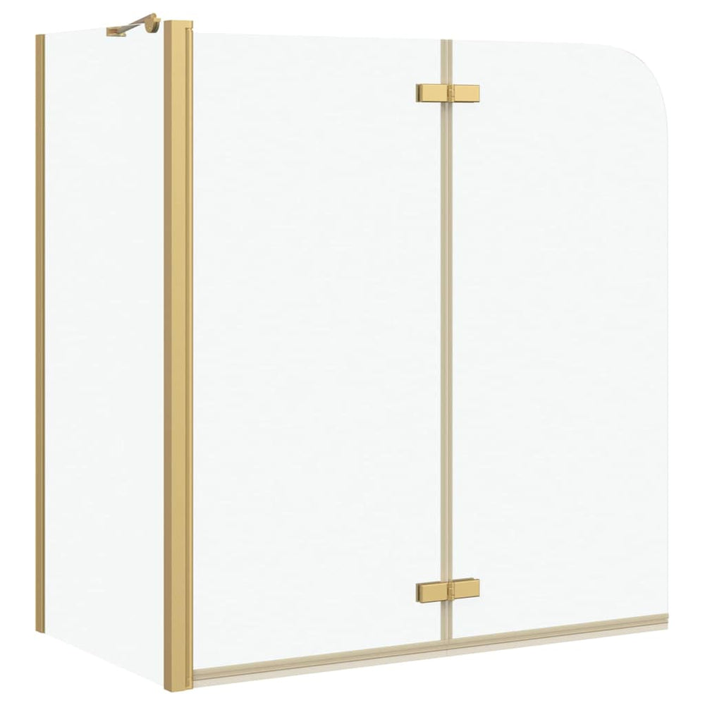 Goldener Badewannen Duschschirm 120 cm