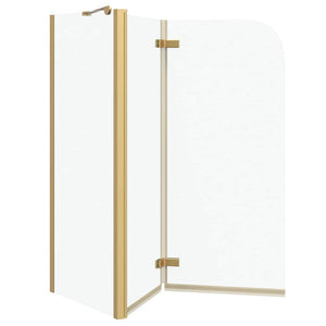Goldener Badewannen Duschschirm 120 cm