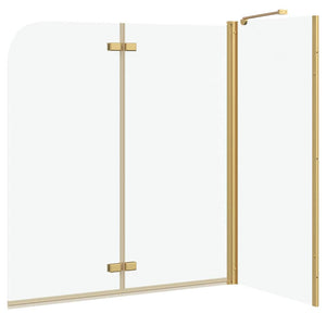 Goldener Badewannen Duschschirm 120 cm