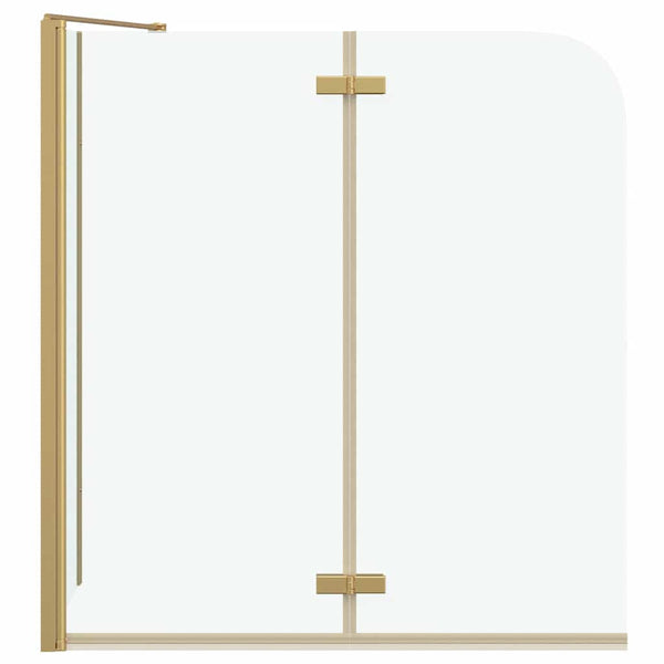 Goldener Badewannen Duschschirm 120 cm