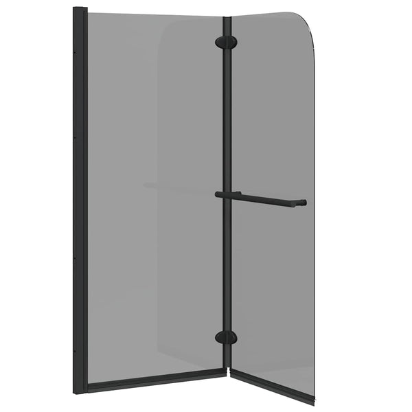 Dunkle Duschabtrennung Transparent 95x140 cm