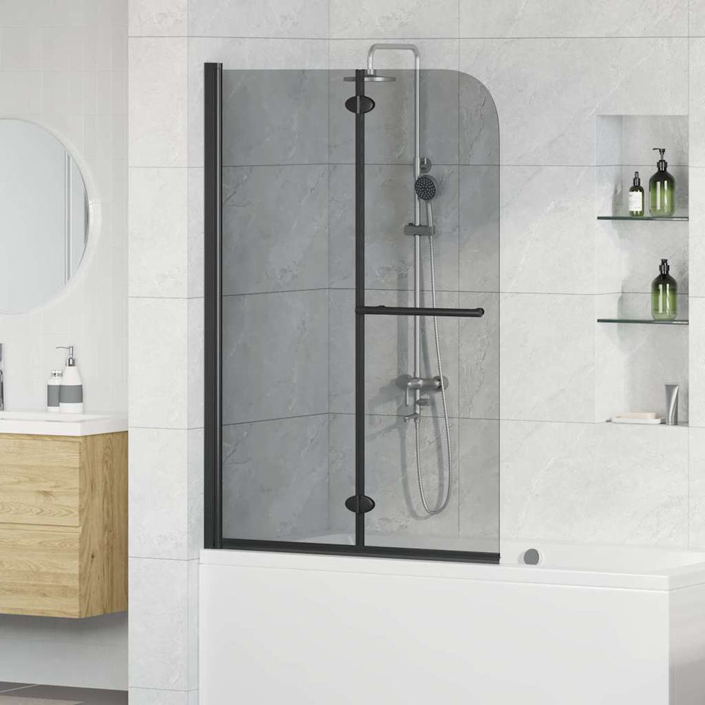 Dunkle Duschabtrennung Transparent 120x140cm