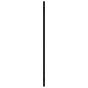 Faltbare Duschwand Schwarz 130x138 cm