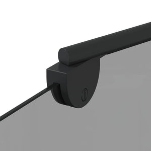Bi-Fold Duschabtrennung Dunkel 120x67x129cm