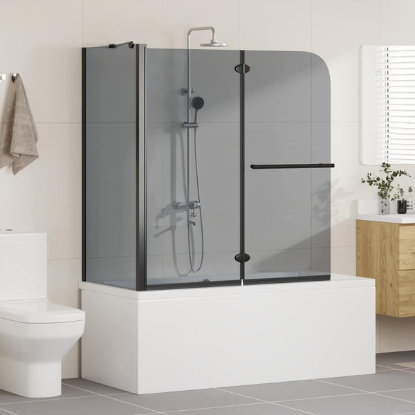 Bi-Fold Duschabtrennung Dunkel 120x67x129cm