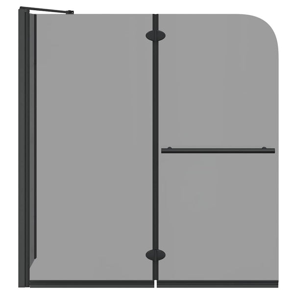 Bi-Fold Duschabtrennung Dunkel 120x67x129cm