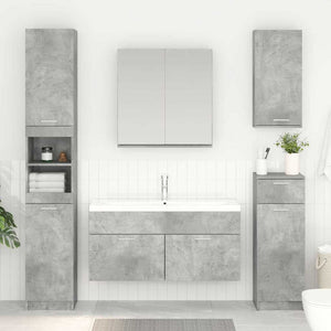 Waschbeckenunterschrank Beton Grau