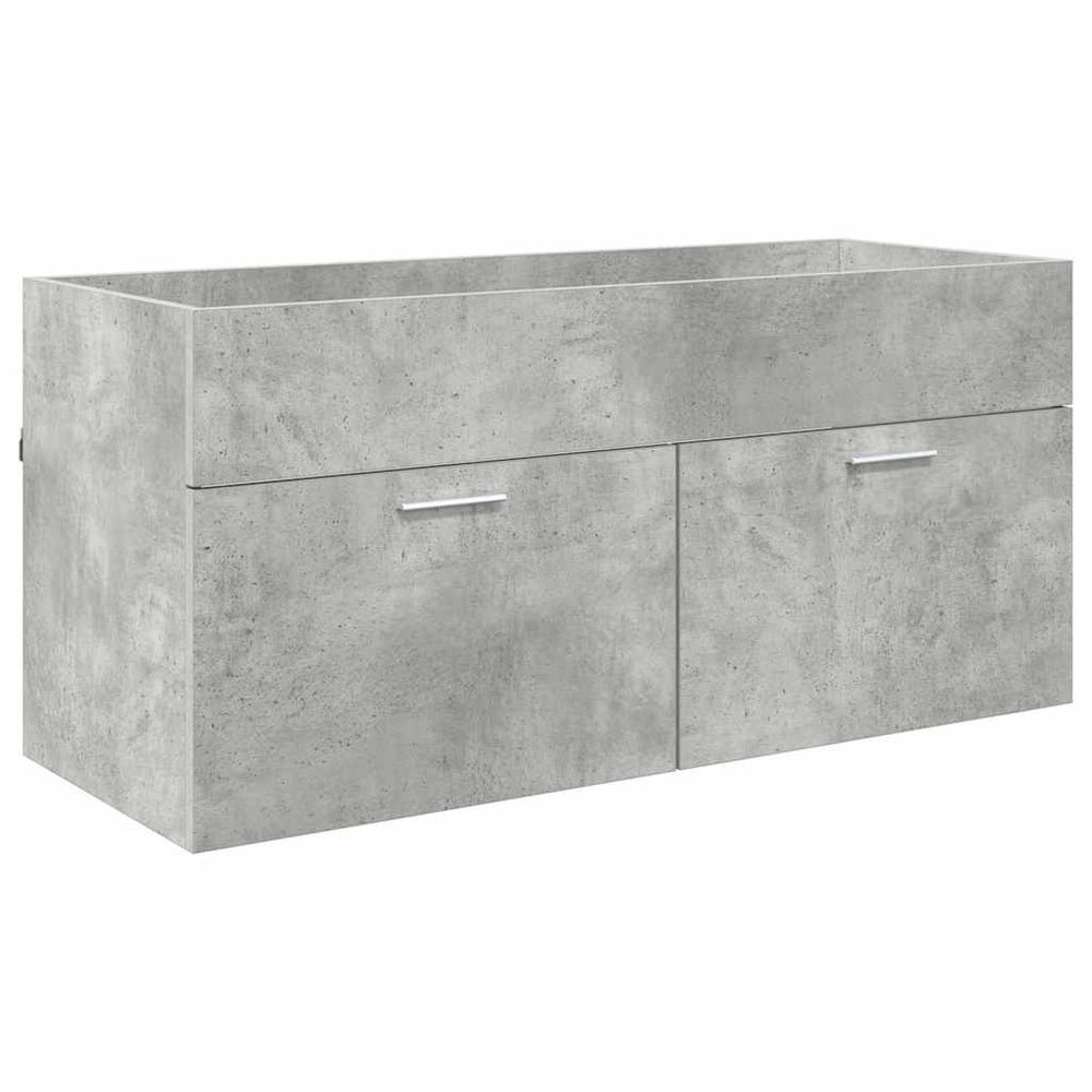 Waschbeckenunterschrank Beton Grau