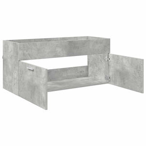 Waschbeckenunterschrank Beton Grau