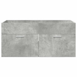 Waschbeckenunterschrank Beton Grau