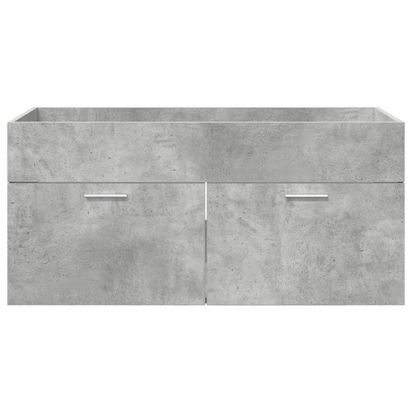 Waschbeckenunterschrank Beton Grau