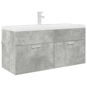 Waschbeckenunterschrank Beton Grau