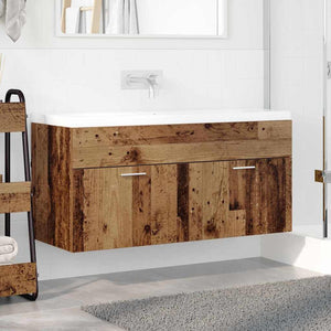 Waschbeckenunterschrank Altholz Optik
