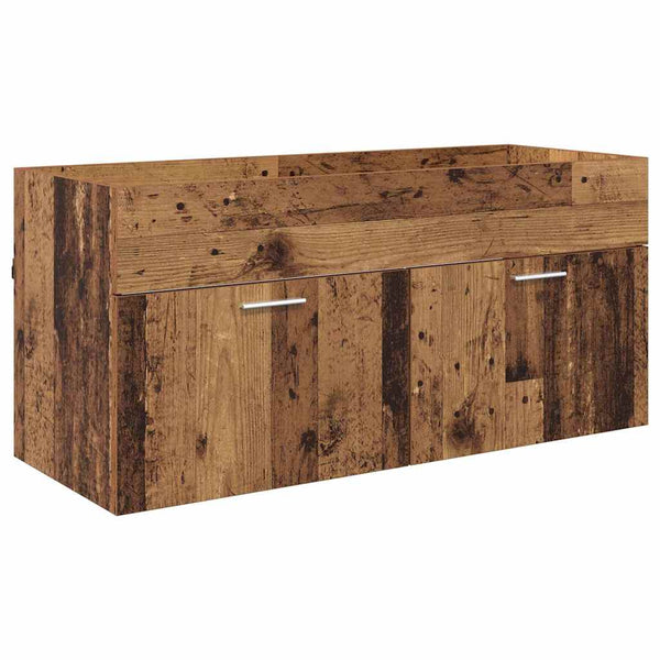 Waschbeckenunterschrank Altholz Optik