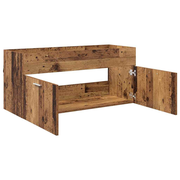 Waschbeckenunterschrank Altholz Optik