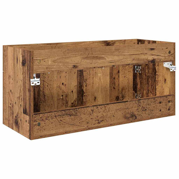 Waschbeckenunterschrank Altholz Optik