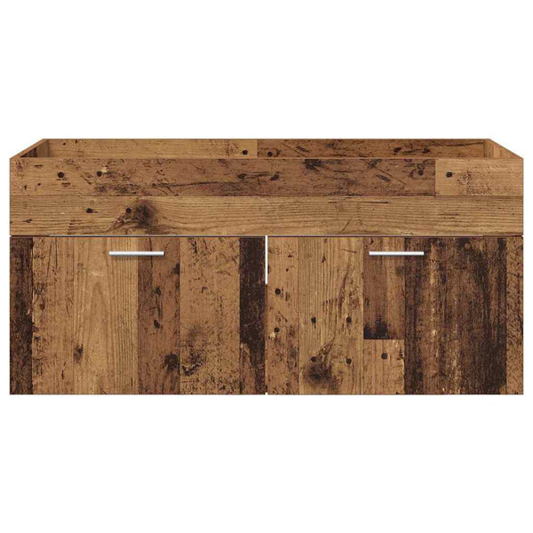 Waschbeckenunterschrank Altholz Optik