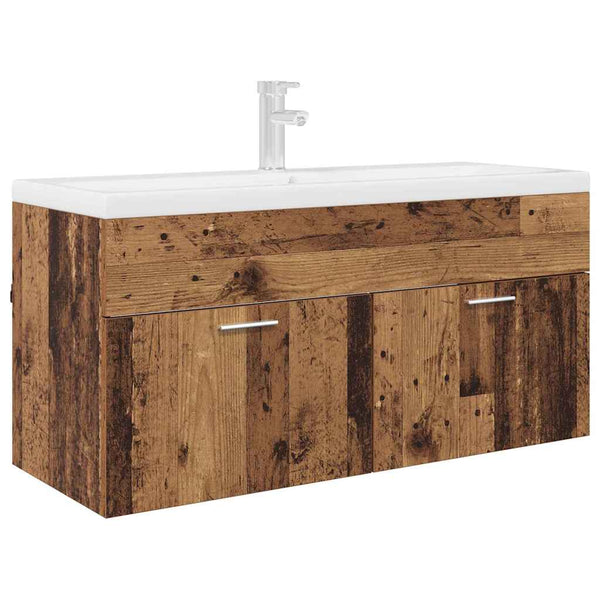 Waschbeckenunterschrank Altholz Optik