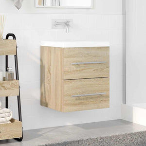 Waschbeckenunterschrank Sonoma-Eiche 38,5 cm