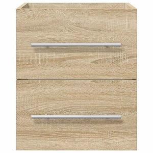 Waschbeckenunterschrank Sonoma-Eiche 38,5 cm