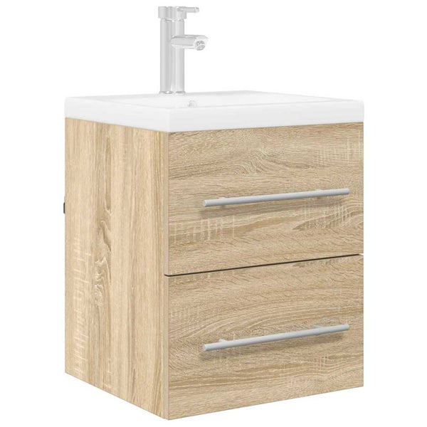 Waschbeckenunterschrank Sonoma-Eiche 38,5 cm