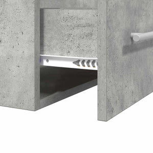 Waschbeckenunterschrank Beton Grau 38,5x41x48cm