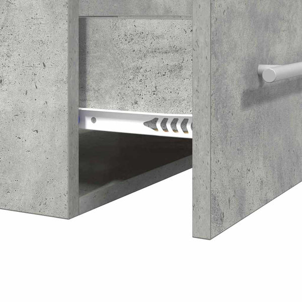 Waschbeckenunterschrank Beton Grau 38,5x41x48cm