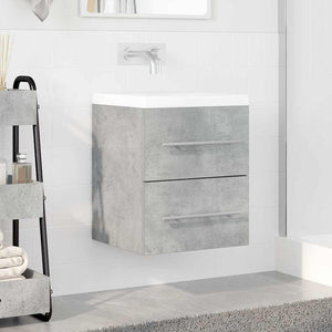 Waschbeckenunterschrank Beton Grau 38,5x41x48cm