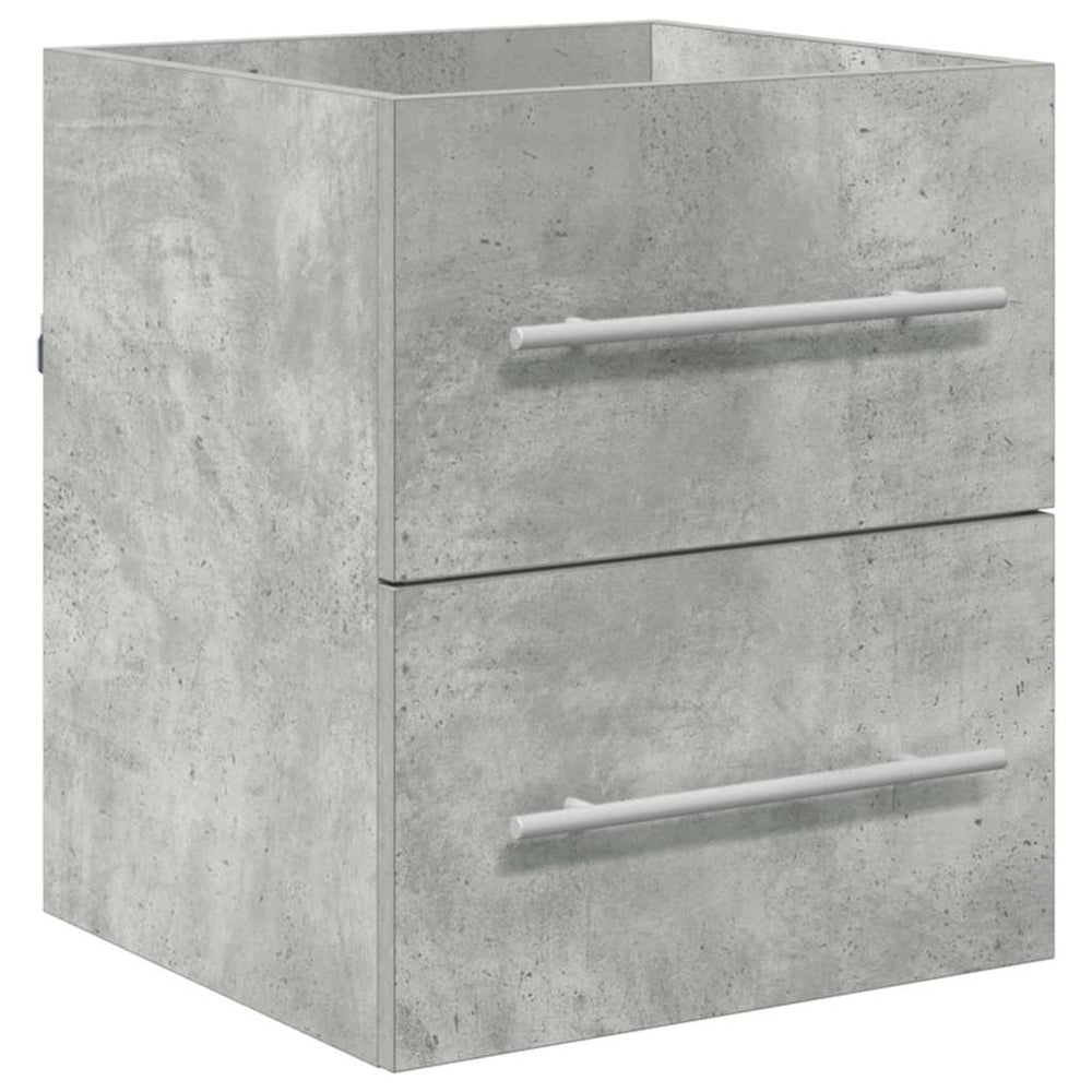 Waschbeckenunterschrank Beton Grau 38,5x41x48cm