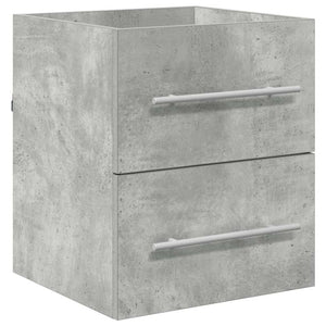 Waschbeckenunterschrank Beton Grau 38,5x41x48cm