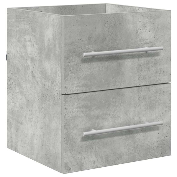 Waschbeckenunterschrank Beton Grau 38,5x41x48cm