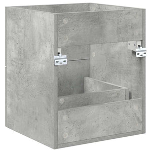 Waschbeckenunterschrank Beton Grau 38,5x41x48cm