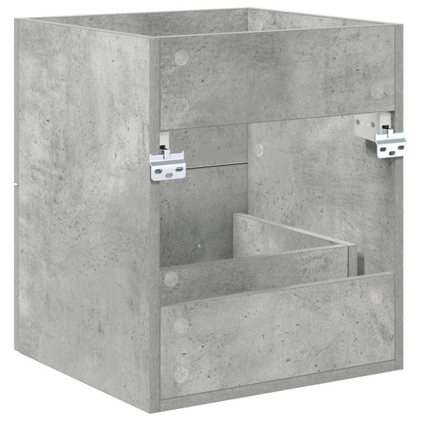 Waschbeckenunterschrank Beton Grau 38,5x41x48cm
