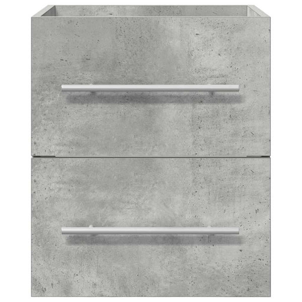Waschbeckenunterschrank Beton Grau 38,5x41x48cm