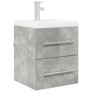 Waschbeckenunterschrank Beton Grau 38,5x41x48cm