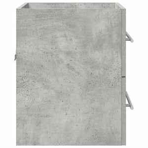 Waschbeckenunterschrank Beton Grau 38,5x41x48cm