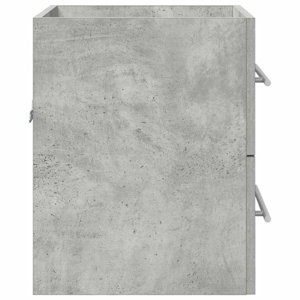 Waschbeckenunterschrank Beton Grau 38,5x41x48cm
