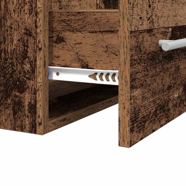 Waschbeckenunterschrank Altholz 38,5x41x48cm