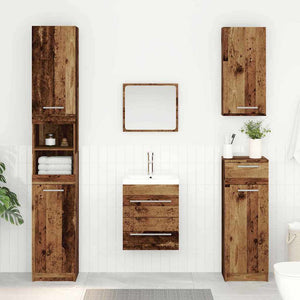 Waschbeckenunterschrank Altholz 38,5x41x48cm