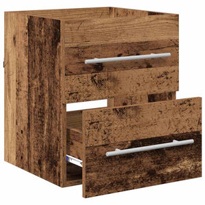 Waschbeckenunterschrank Altholz 38,5x41x48cm