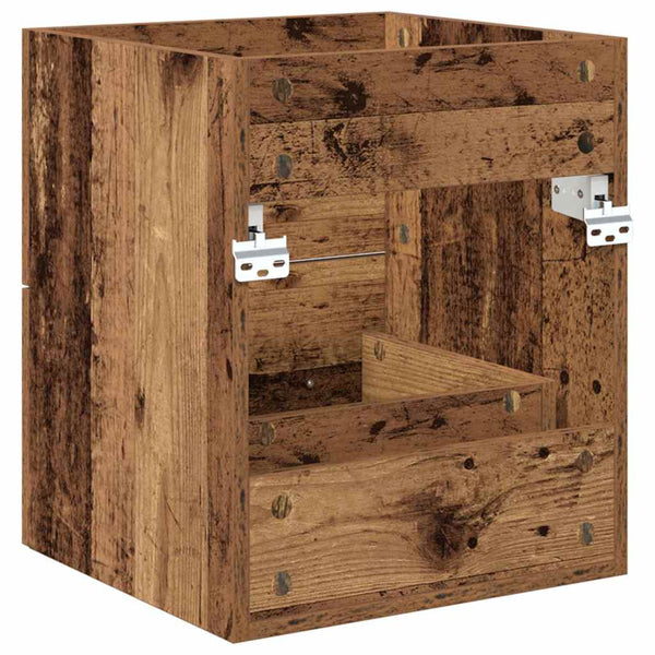 Waschbeckenunterschrank Altholz 38,5x41x48cm