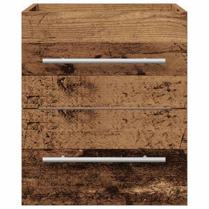 Waschbeckenunterschrank Altholz 38,5x41x48cm