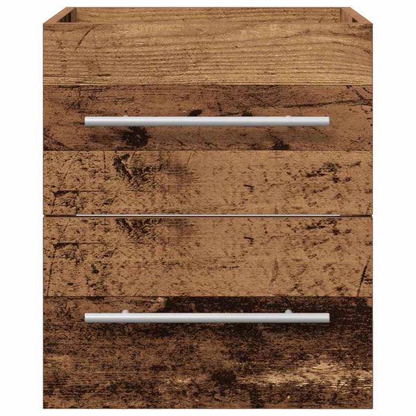 Waschbeckenunterschrank Altholz 38,5x41x48cm