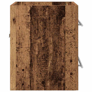 Waschbeckenunterschrank Altholz 38,5x41x48cm
