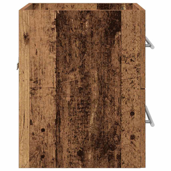 Waschbeckenunterschrank Altholz 38,5x41x48cm