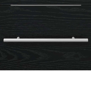 Waschbeckenunterschrank Schwarz Eichen-Optik