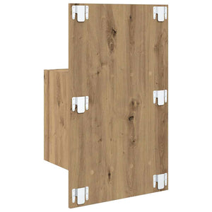 Wand-Nachttisch Artisan Eiche 2er-Set