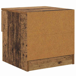 Bettschrank 2er Set Altholz 40x39x40cm