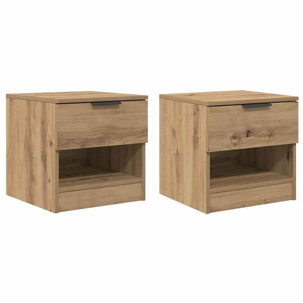 Bettschrank 2er Set Artisan-Eiche